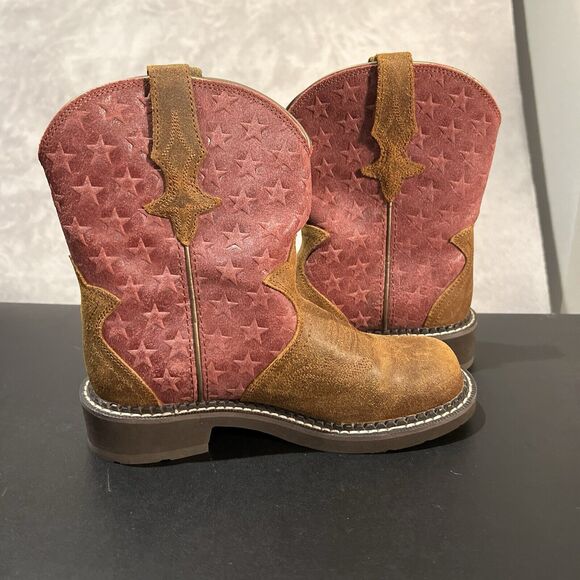 Ariat Fatbaby Heritage Trio Boots Women's 6 B Leather Western Cowboy Boots - Picture 6 of 10